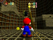 A view of several platforms.