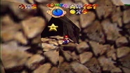Mario finds the star inside the alcove.