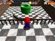 The warp pipe in the HMC room.