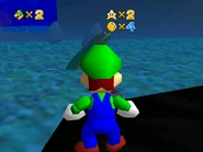 Luigi dreading the eel's detestable fate.