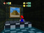 The painting leading to Shifting Sand Land (beta).