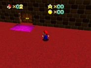 The door leading to Clock Hall.