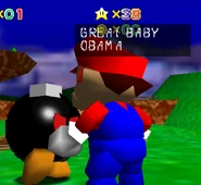 BabyObama.png (245 KB) A Bob-omb saying "GREAT BABY OBAMA".