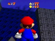 The star that the player can reach via damage boosting with the Metal Cap equipped.