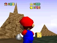 The top of the mountain.