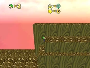 Luigi on the edge of a platform.