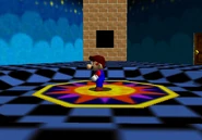 Night sky-themed floor.