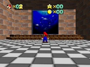 The painting leading to Creepy Cove.