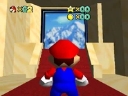 The first room from the left.