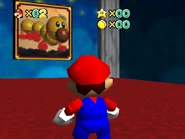 The painting leading to Wiggler's Forest Fortress.