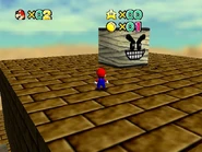 The top of the pyramid.