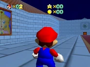 The outside hallway.