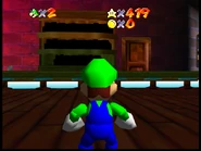 Nothing left on the bar but a single glass.