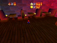 The Bob-omb Buddies sitting on chairs.