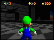 The single door on the way to Floor 3B.