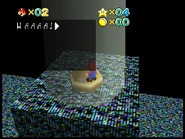 Pressing the Yellow Switch causes glitched textures and random dialogue.
