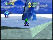 The boss Motos and the ice spire.