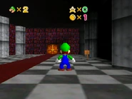 The double door that leads to Beta Lobby B.