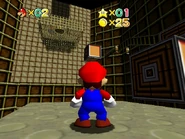 A view of the trail leading to the top of the area.