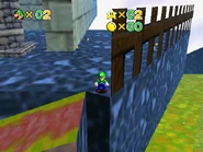 Luigi and the fence for scale.