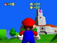 The front of the castle.