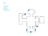 Map for Bowser's Castle.