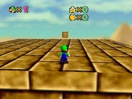 The top of the pyramid.