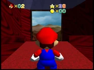 The side room with the painting leading to Piranha Plant Garden.