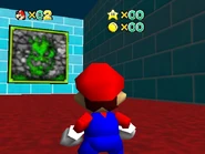 The painting leading to the grassy state of Lavish Lava Mountain.