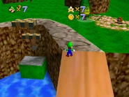 Close-up of the flipping platforms nearby the river.