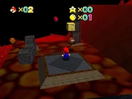 The top of the mountain (fiery state).