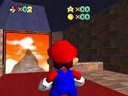 The second room from the left.