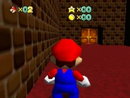 The small room at the back of the area.