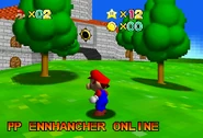 An in-game screenshot with the subtitle "PP ENNHANCHER ONLINE" made by Chris.