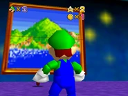 A painting of West Side Island directly taken from Sonic the Hedgehog 2's title screen.