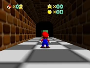 The left side room's hallway.