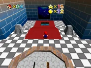 Underwater passageway entrance.