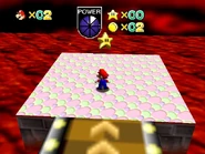 The platform with the star.