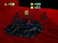 The item box with the star in it (fiery state).