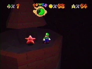 The Red Star at the top of Forgotten Fortress (wf.z64).