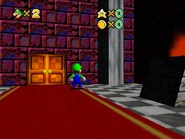 The double door leading to Beta Lobby B.