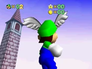 One of the four towers surrounding the area.