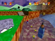 Enemies and objects have merged with the visual environment.