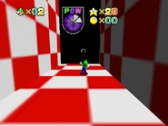 Through that pathway is an ominous gate.