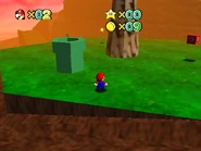 The top of the mountain.