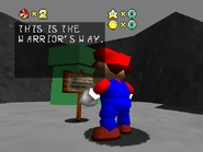 The section to the left, labeled as "Warrior's Way."