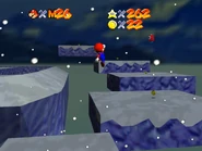 Platforms before the arena.