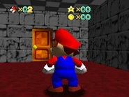 The single door leading to Castle Grounds.