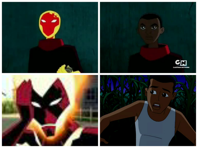 Sizce Teen Titans'daki Hot Spot ile Ben 10: Alien Force'daki Alan Albright birbirine benzemiyor mu?