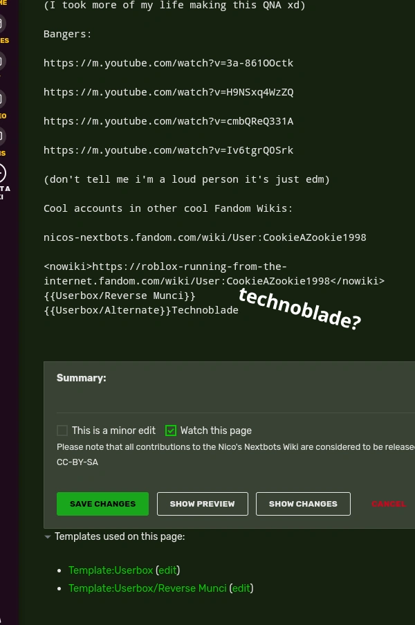 A youtuber in Nico's Nextbots userbox thingie? Fandom